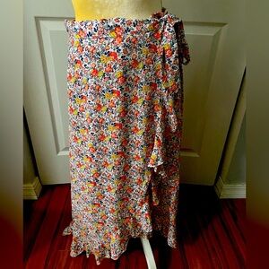 Rachel Zoe Boho Wrap Floral Skirt